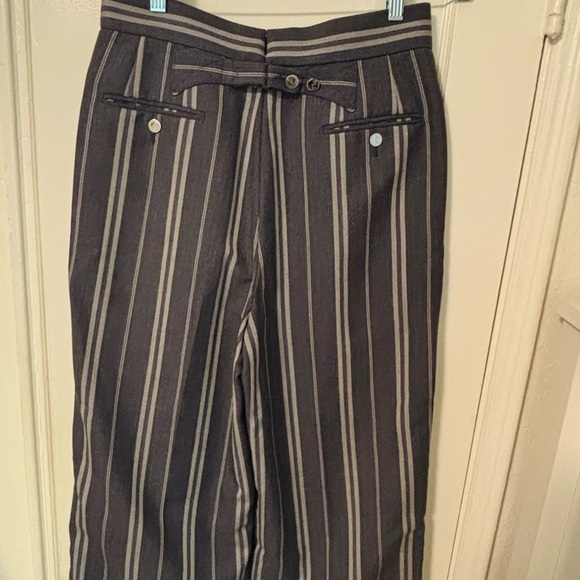 Thom Browne Striped Wool Trousers - Picture 2 of 4